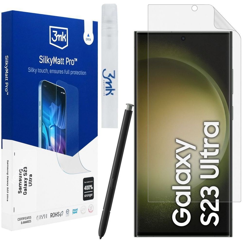 3mk SilkyMatt Pro | Matowa Folia Ochronna do Samsung Galaxy S23 Ultra