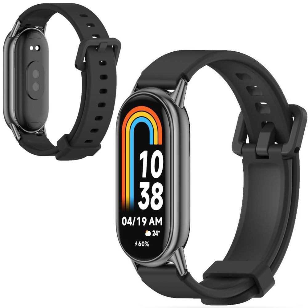 Sportowy Pasek ICON | Black do Xiaomi Mi Band 8 / NFC