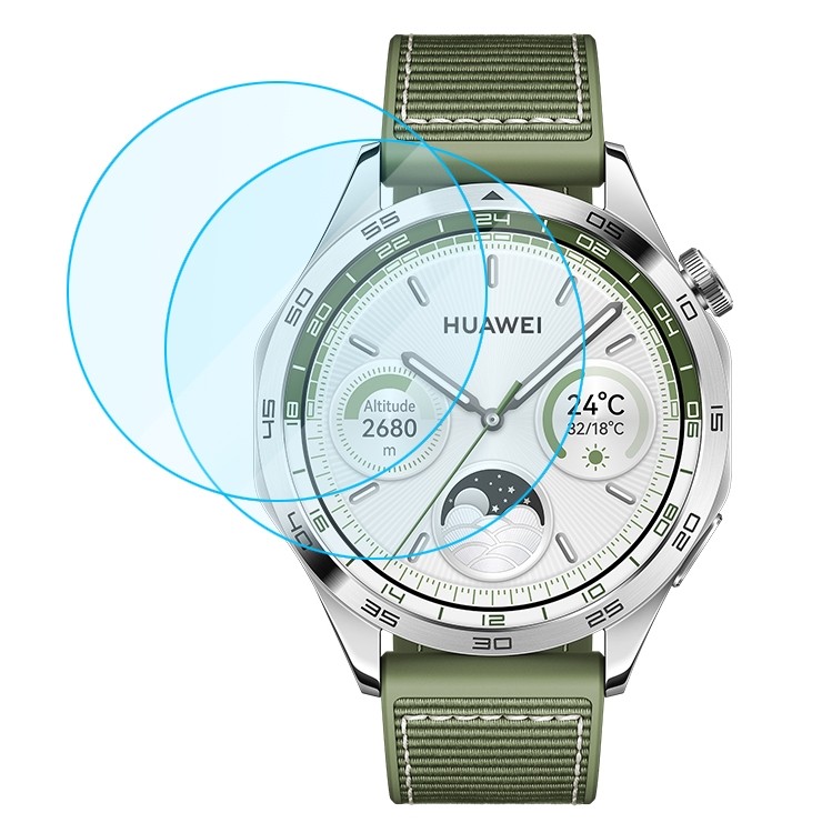 2x Szkło Ochronne Hartowane | 9H 2.5D do Huawei Watch GT 4 46mm
