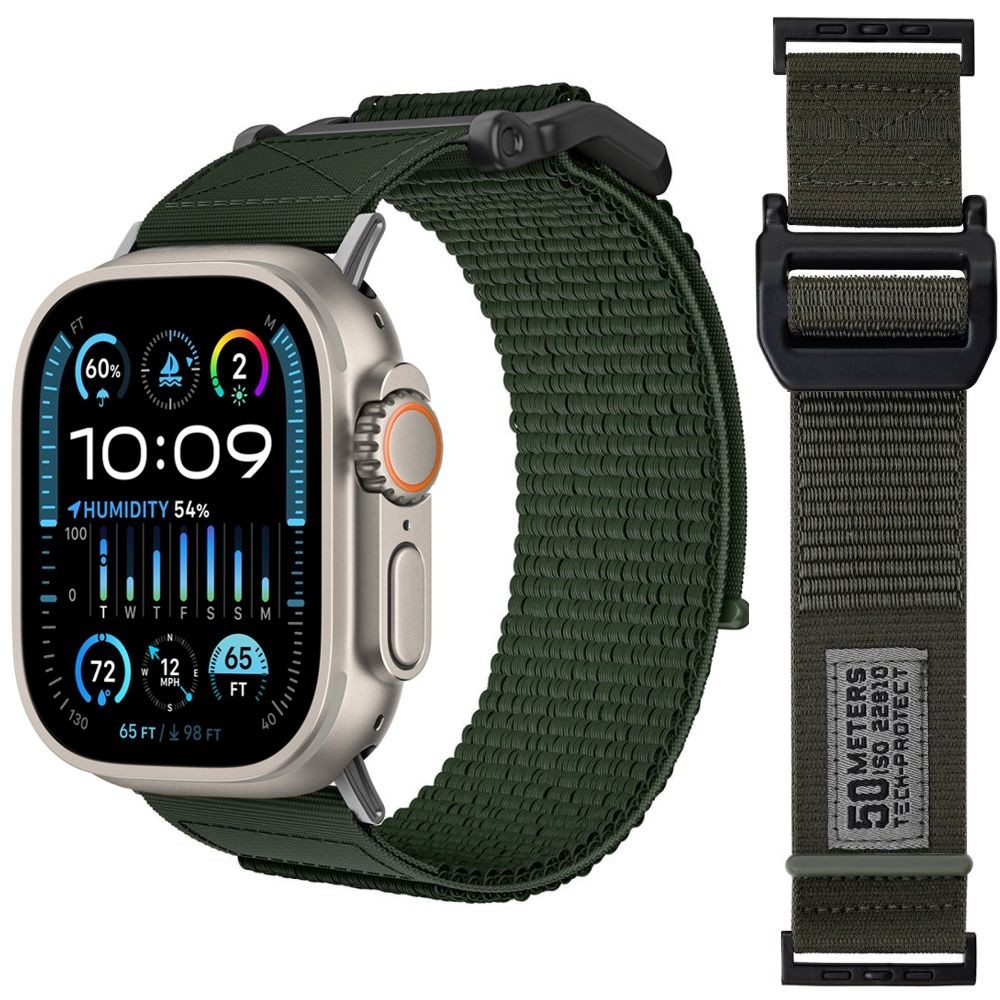 Pasek ACTIVE Strap Nylon | Zielony do Apple Watch Ultra 1/2