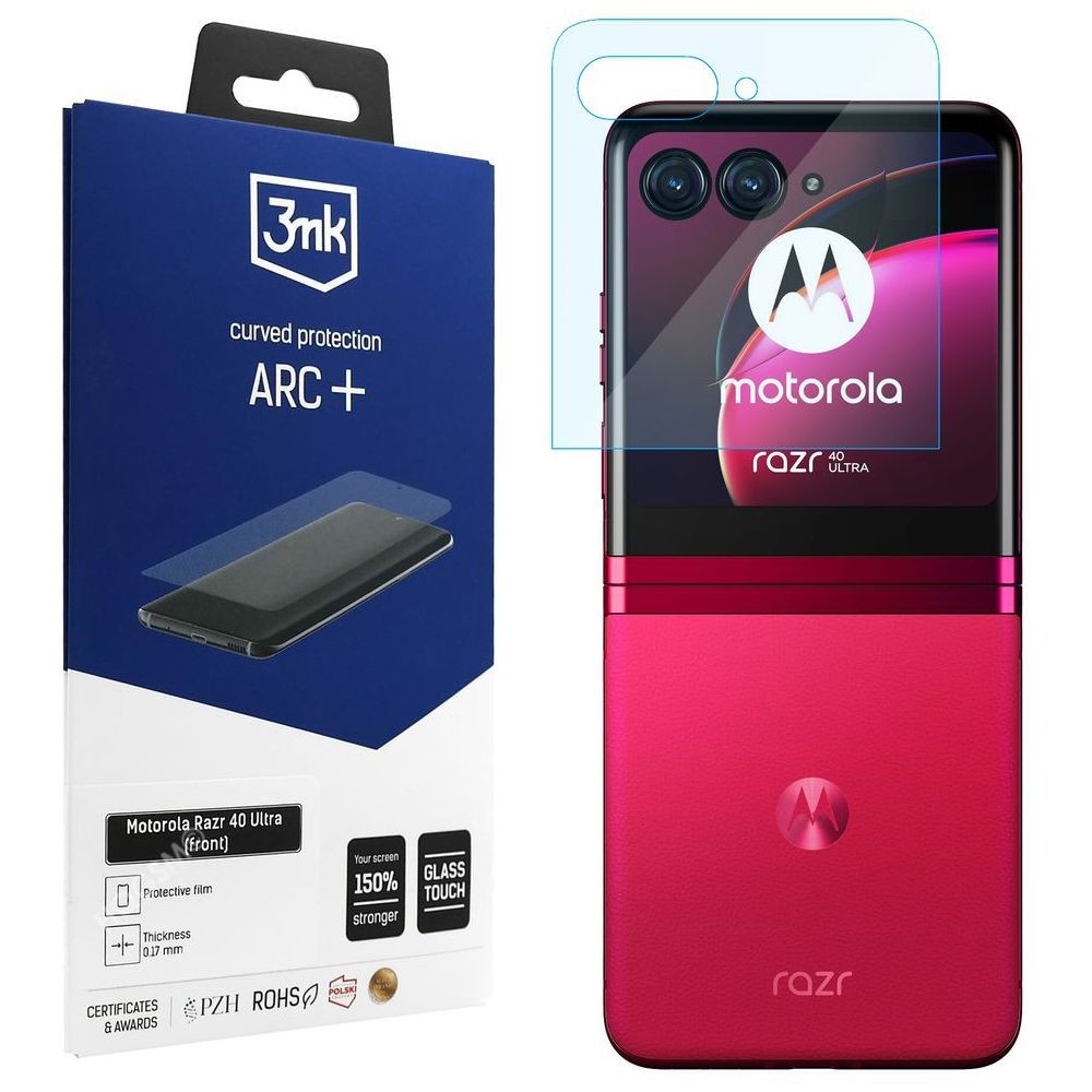 3mk Curved Protection ARC+ | Folia na Cały Ekran (Front) do Motorola Razr 40 Ultra