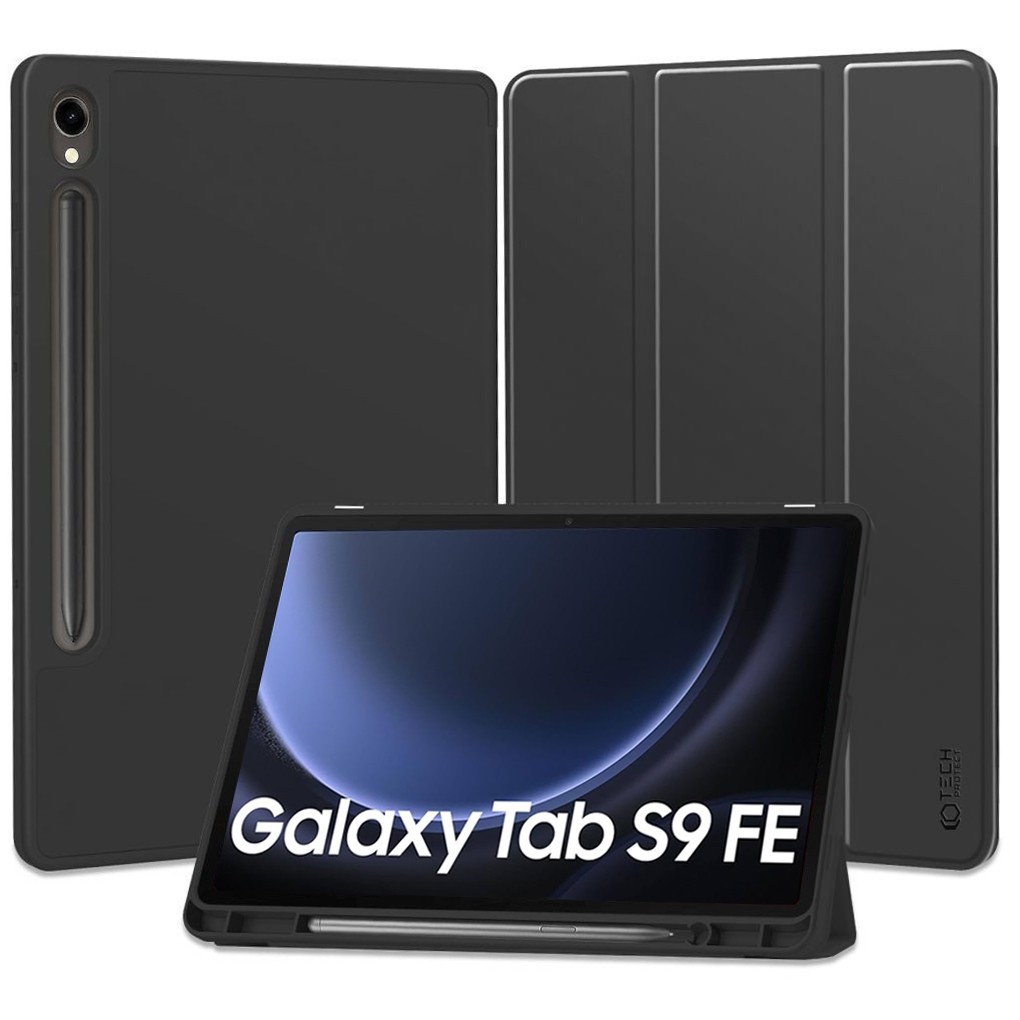 Zamykane Etui Smart Case | Czarne do Samsung Galaxy Tab S9 FE 10.9
