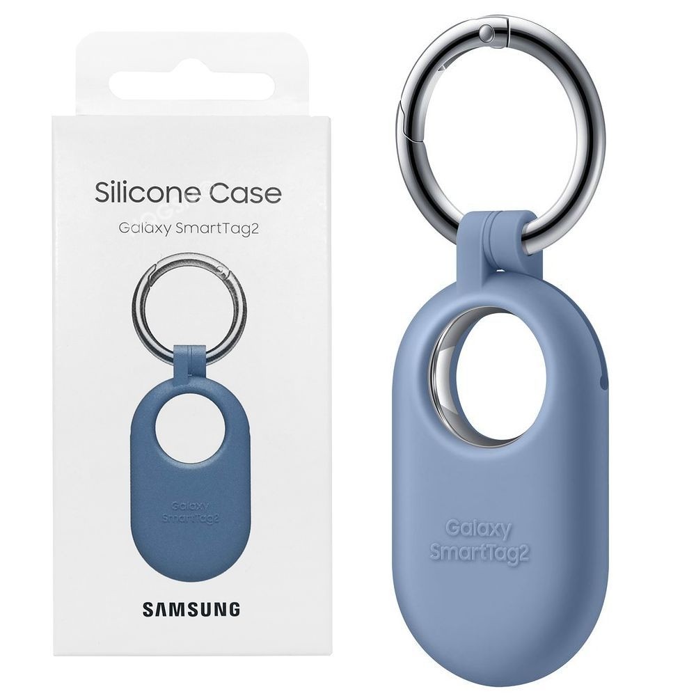 Oryginalne Etui Silicone Case | Brelok Zawieszka | Blue do Samsung Galaxy SmartTag2