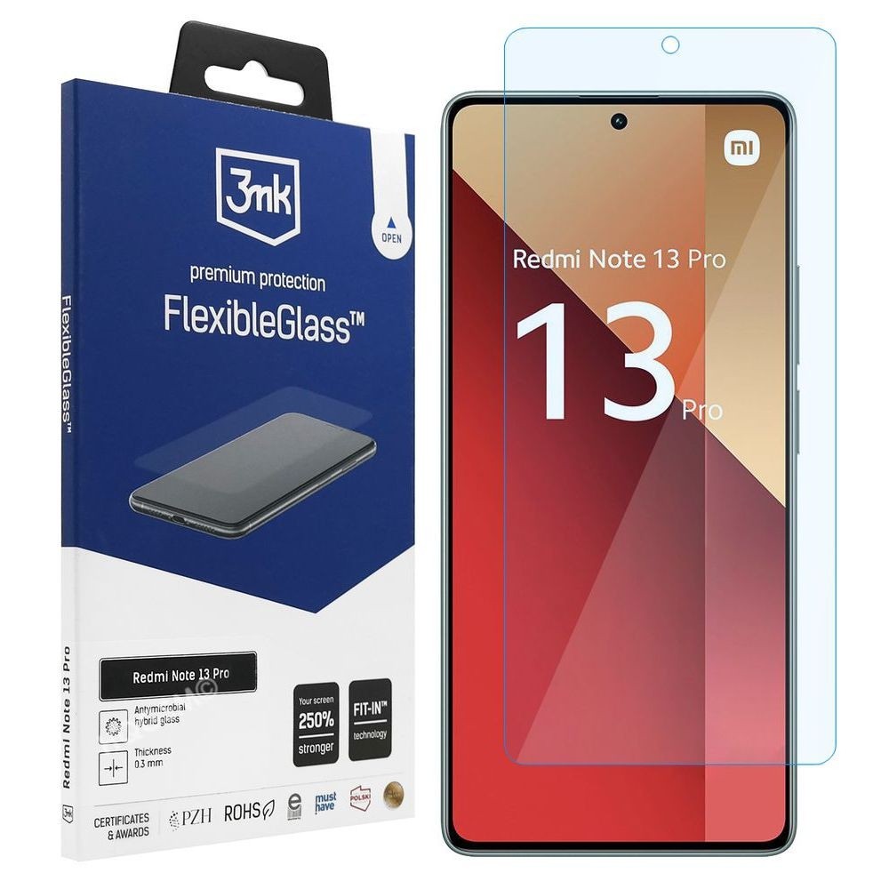 3mk Flexible Glass | Nietłukące Szkło Hybrydowe do Xiaomi Redmi Note 13 Pro 4G