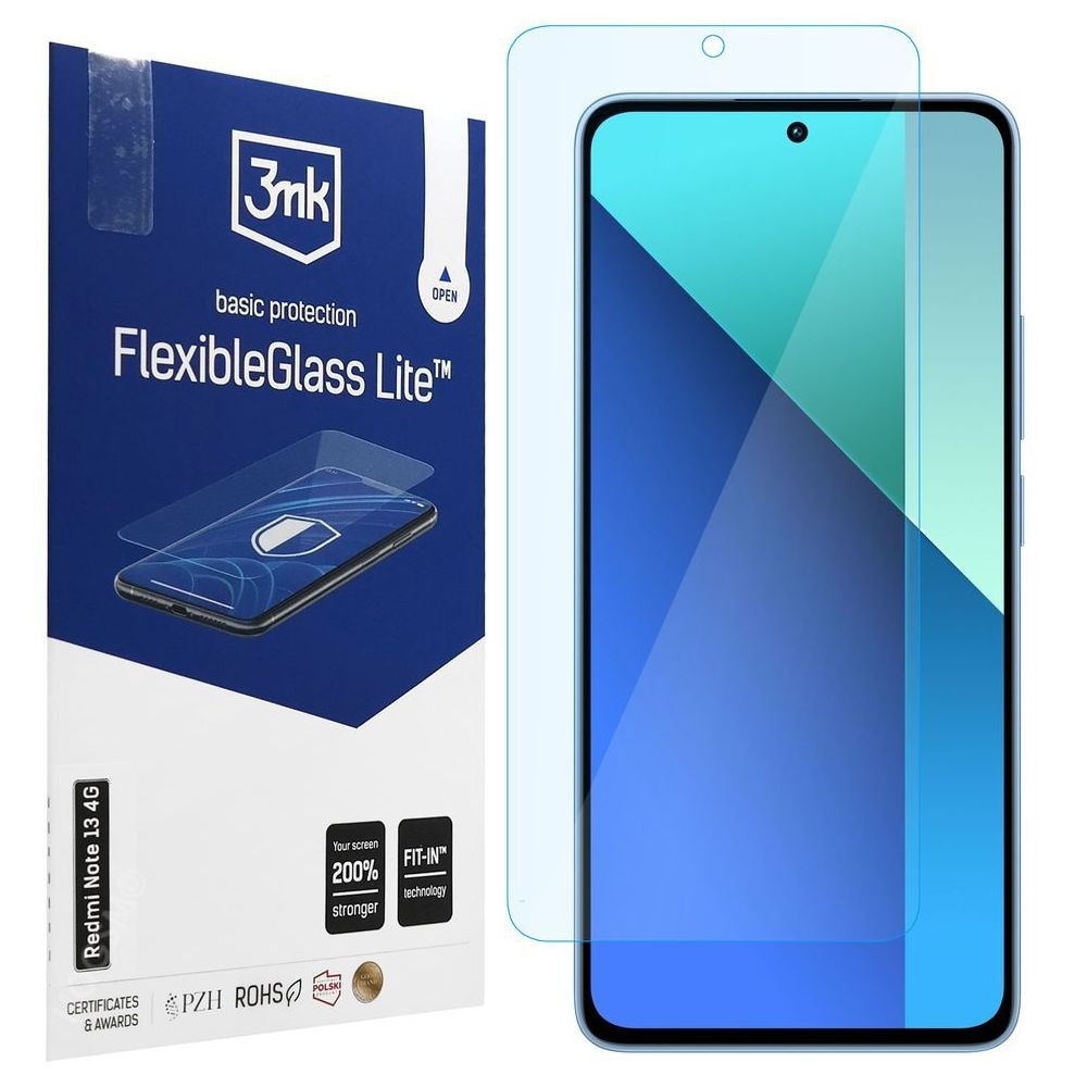 3mk Flexible Glass Lite | Nietłukące Szkło Hybrydowe do Xiaomi Redmi Note 13 4G