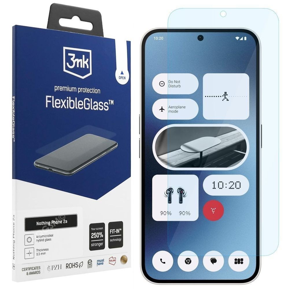 3mk Flexible Glass | Nietłukące Szkło Hybrydowe do Nothing Phone 2a