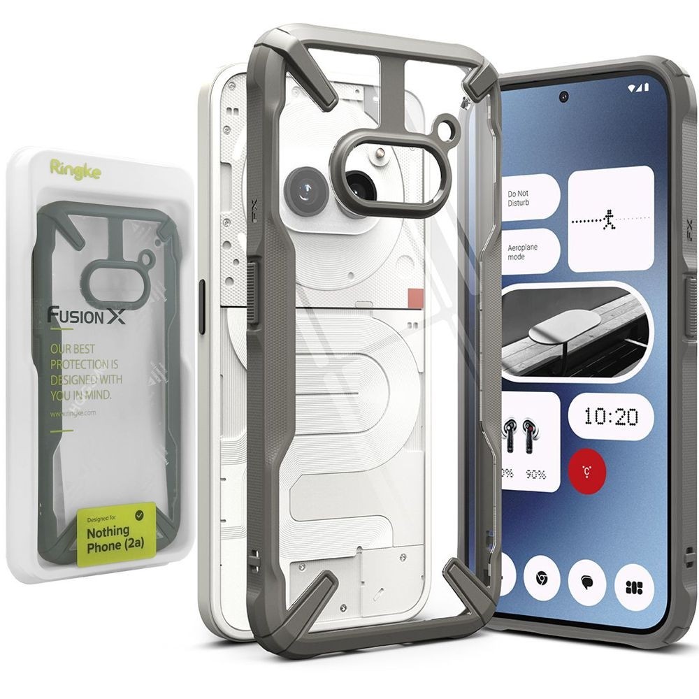 Etui RINGKE Fusion X | Gray do Nothing Phone 2a