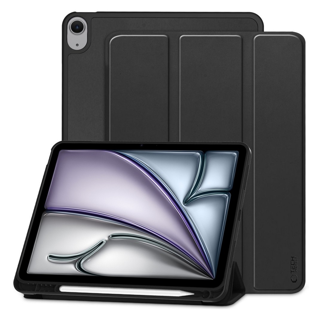 Zamykane Etui Smart Case SC PEN | Czarne do Apple iPad Air 11 6gen 2024