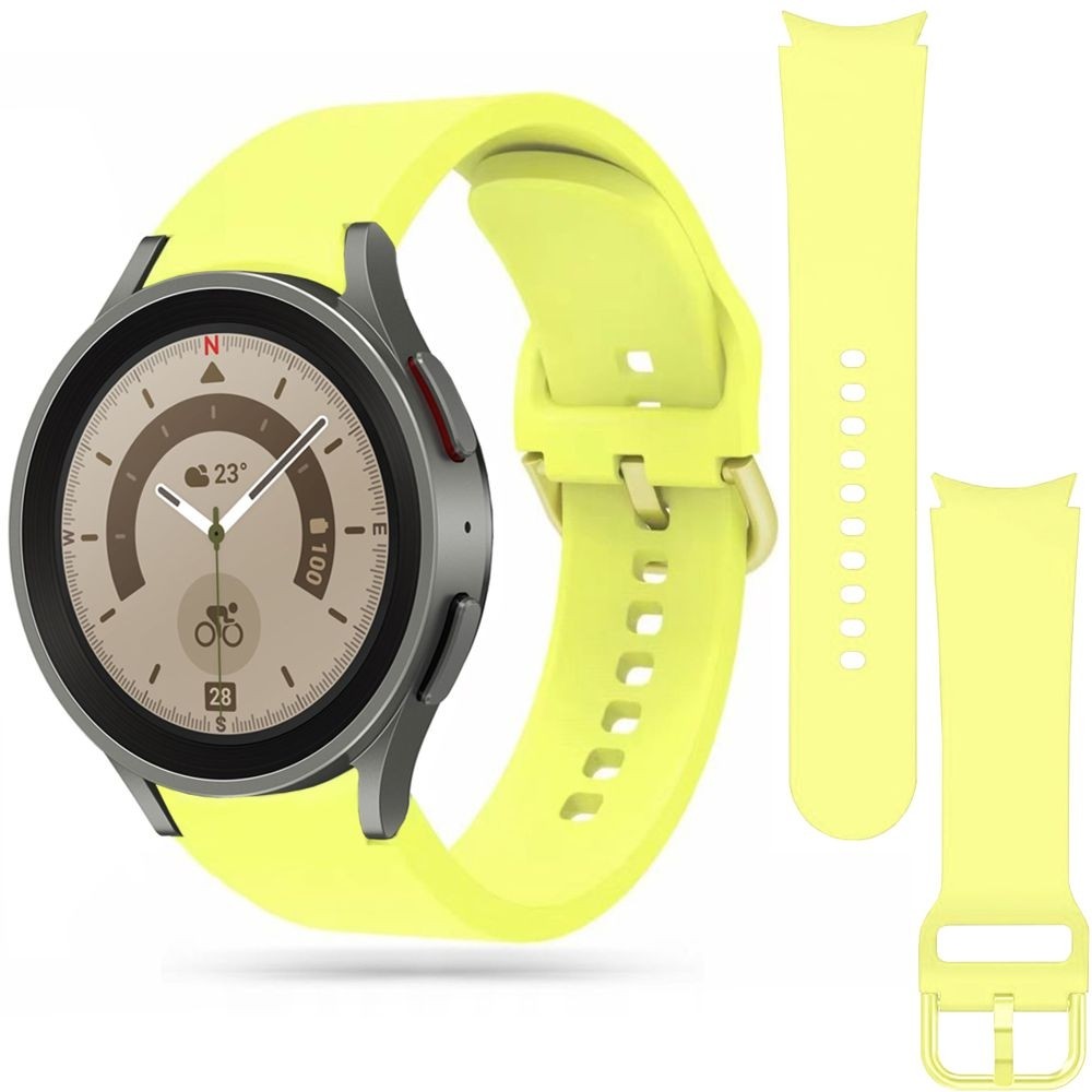 Sportowy Pasek Silikonowy | Neon Yellow do Samsung Galaxy Watch 5 Pro 45mm