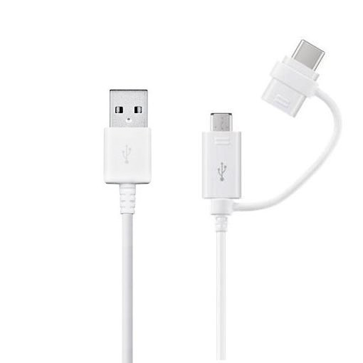 Samsung USB Combo Cable | Oryginalny Kabel DG930 USB-C | 150cm | Biały