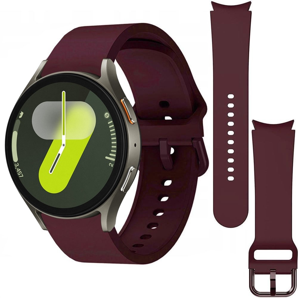 Sportowy Pasek Silikonowy | Bordo do Samsung Galaxy Watch 7 / LTE