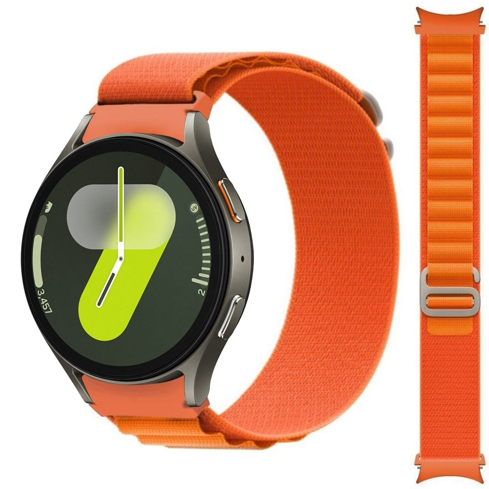 Pasek Nylon LOOP | Orange do Samsung Galaxy Watch 7 / LTE