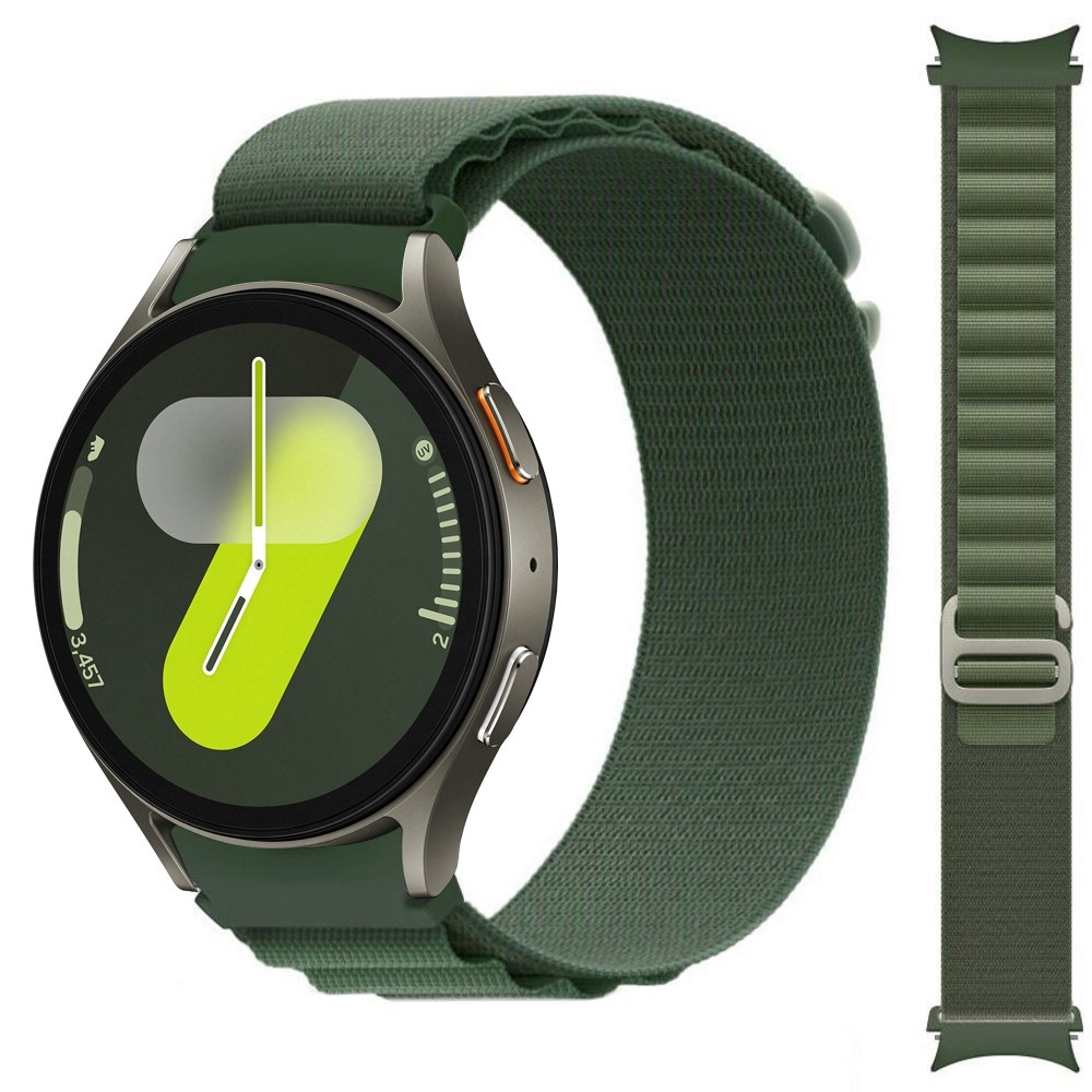 Pasek Nylon LOOP | Green do Samsung Galaxy Watch 7 / LTE