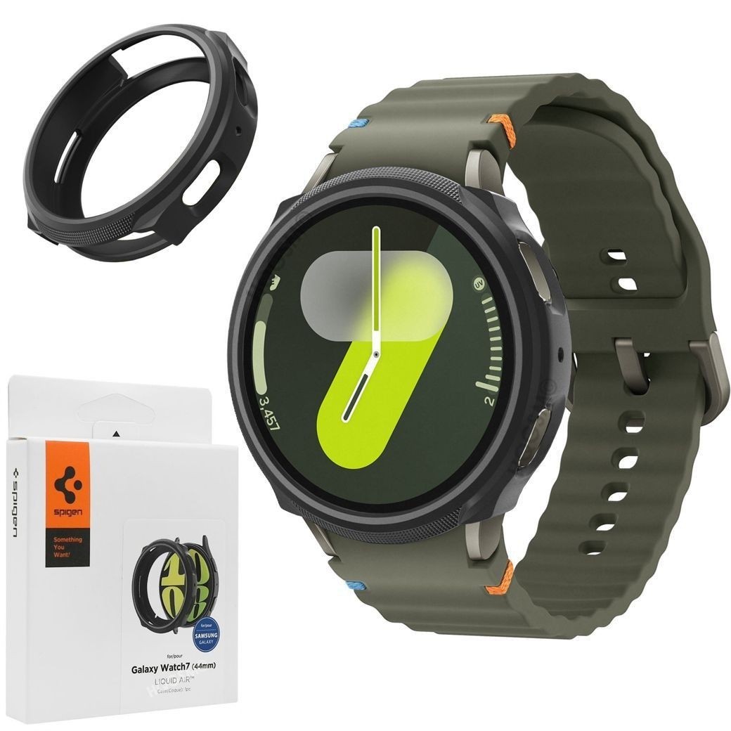 Etui SPIGEN Liquid Air | Matte Black do Samsung Galaxy Watch 7 44mm