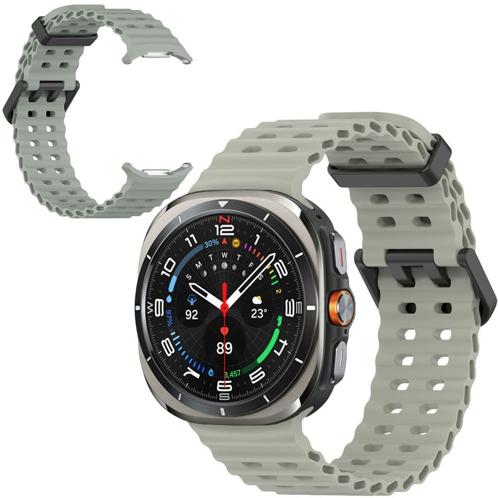 Pasek Silicone Sport Band | Pale Olive do Samsung Galaxy Watch Ultra