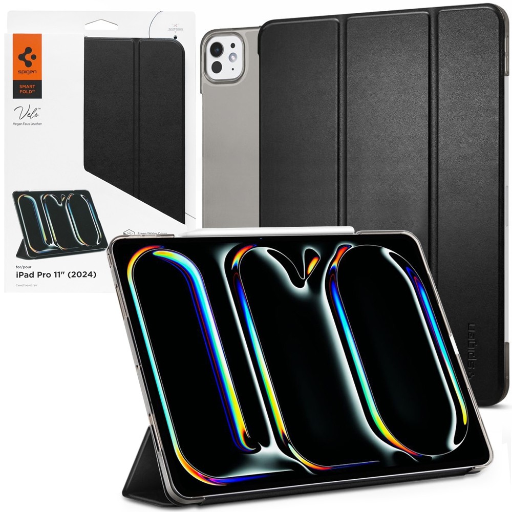 Etui SPIGEN Smart Fold Velo | Black do Apple iPad Pro 11 M4 2024 5gen