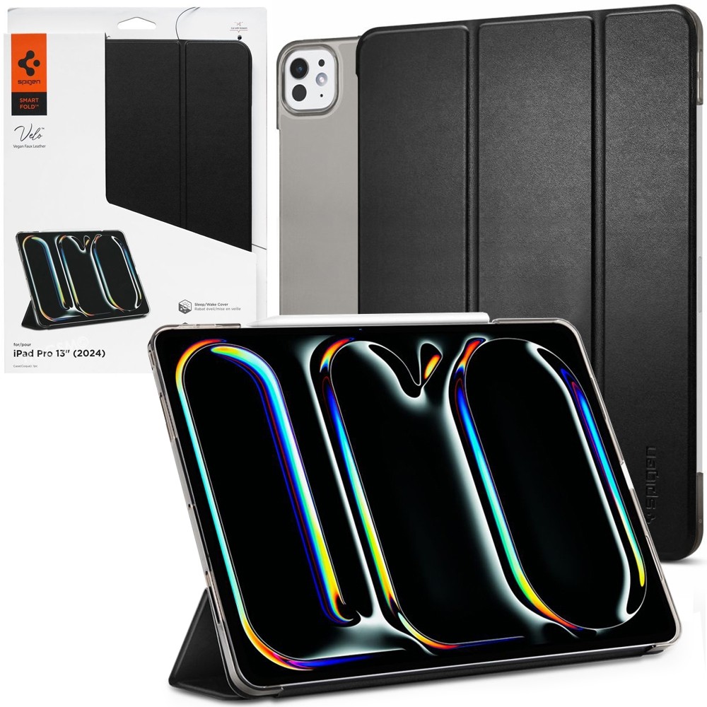 Etui SPIGEN Smart Fold Velo | Black do Apple iPad Pro 13 M4 2024 7gen