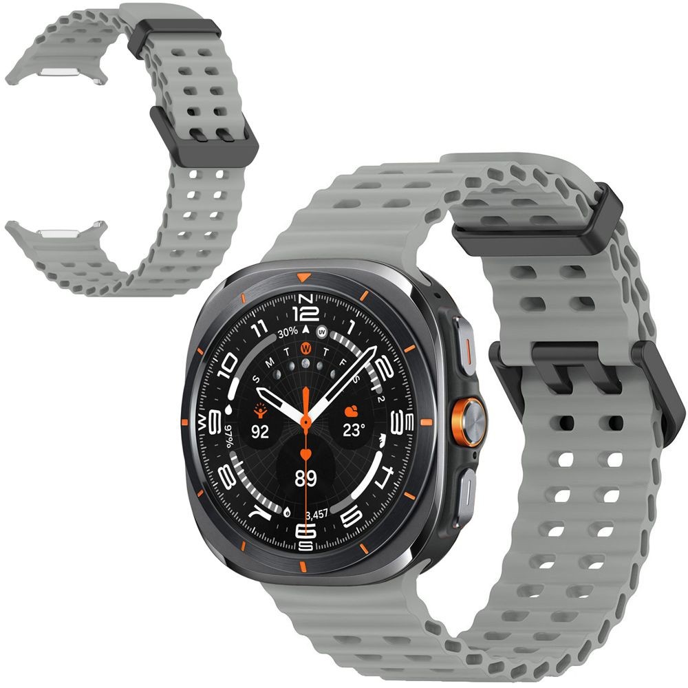 Pasek Silicone Sport Band | Gray do Samsung Galaxy Watch Ultra