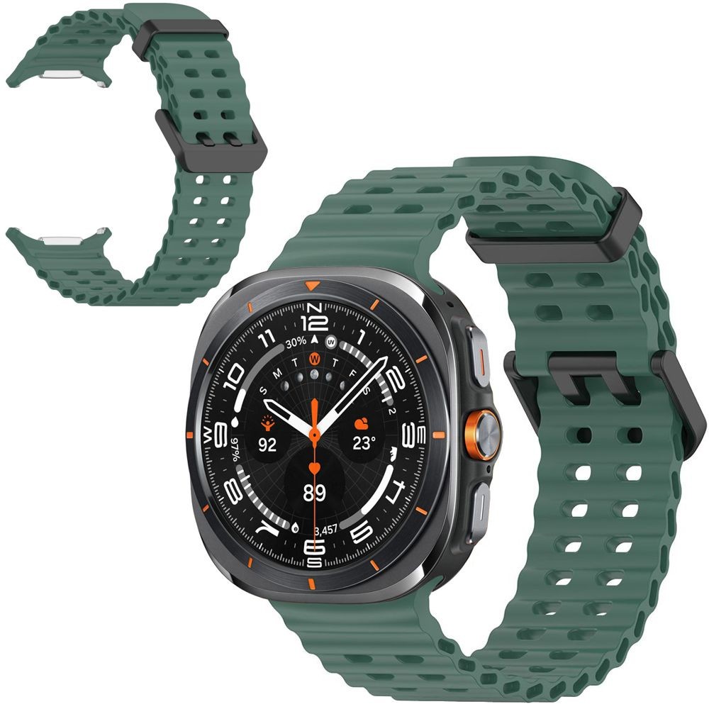 Pasek Silicone Sport Band | Green do Samsung Galaxy Watch Ultra