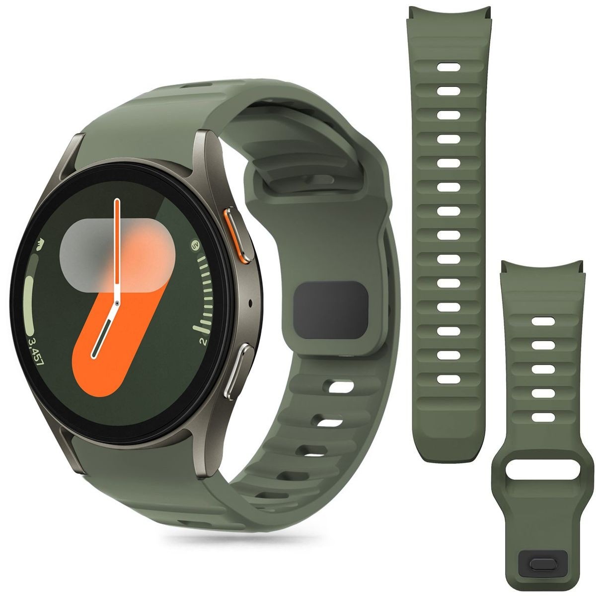 Pasek Sport Strap Fit | Zielony do Samsung Galaxy Watch 7 / FE / 6 / 5 / 4