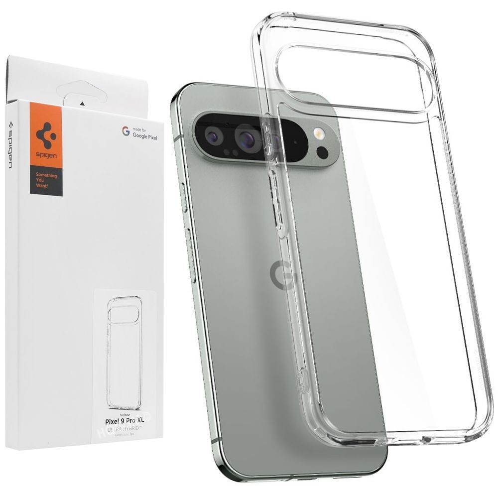 Etui SPIGEN Ultra Hybrid | Crystal Clear do Google Pixel 9 Pro XL