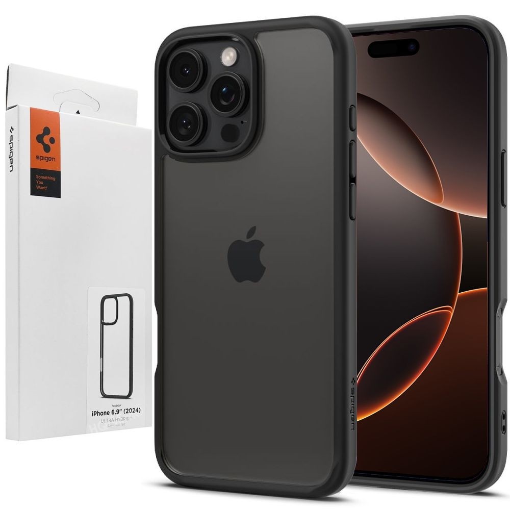 Etui SPIGEN Ultra Hybrid | Matte Black do Apple iPhone 16 Pro Max