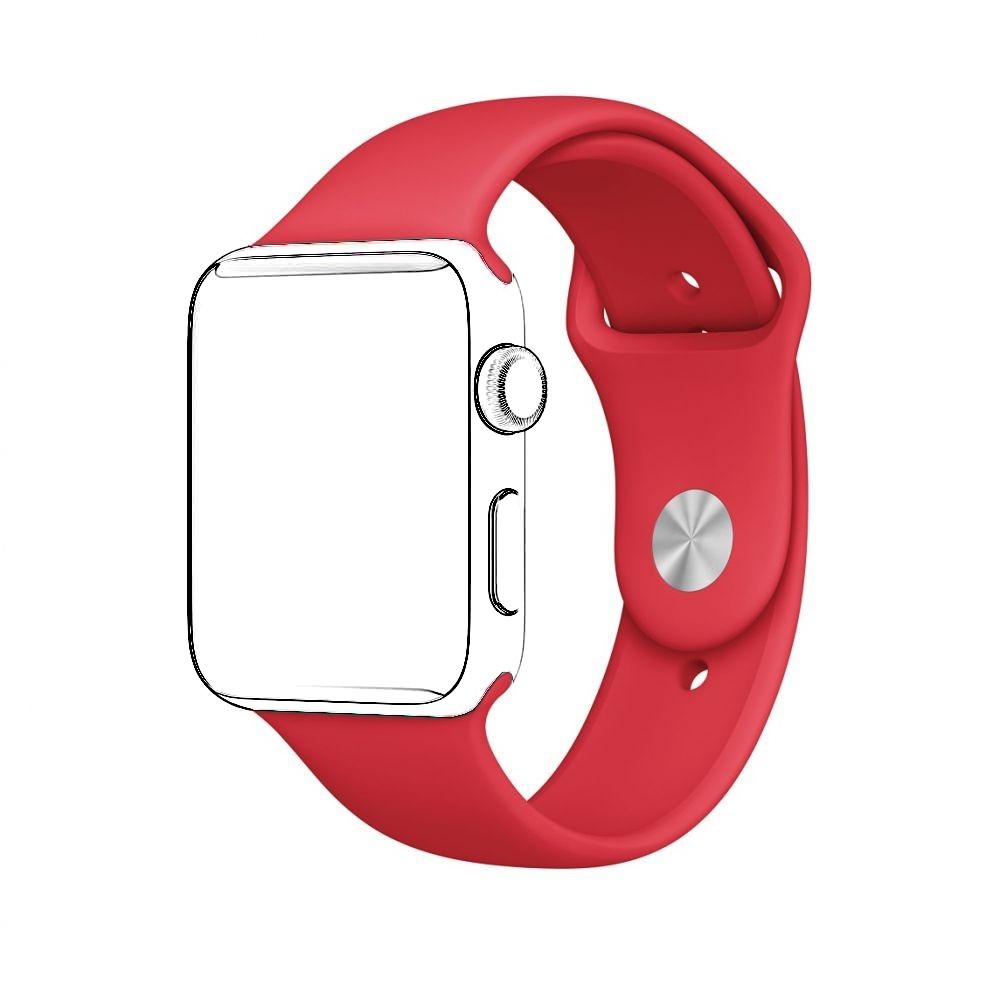 Apple Watch 4/5/6/SE 40mm | Sportowy Pasek Silikonowy | Bloody Red