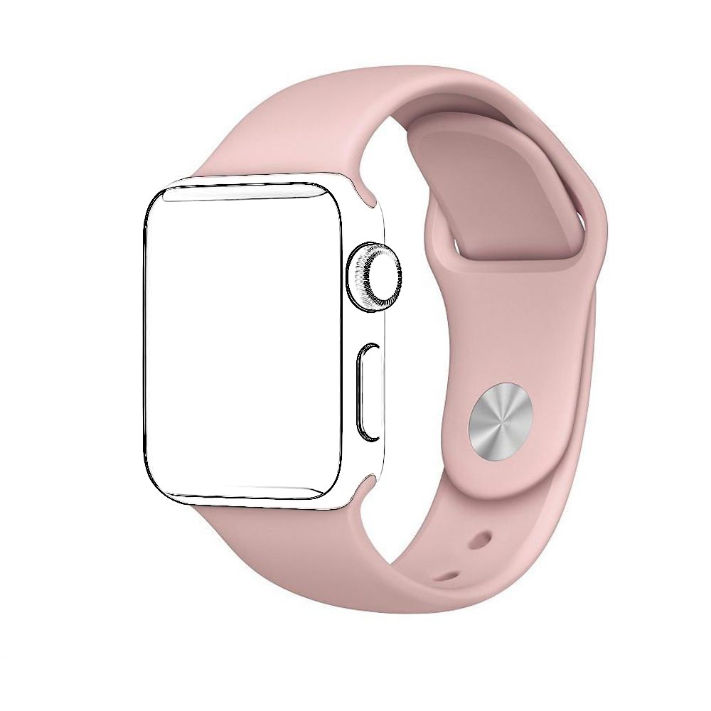 Apple Watch 4/5/6/SE 40mm | Sportowy Pasek Silikonowy | Powder Pink