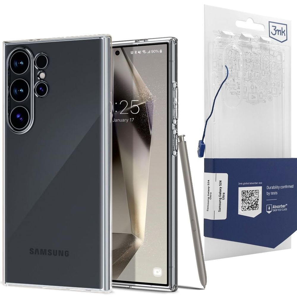 Etui 3mk Clear Case | Bezbarwne do Samsung Galaxy S24 Ultra