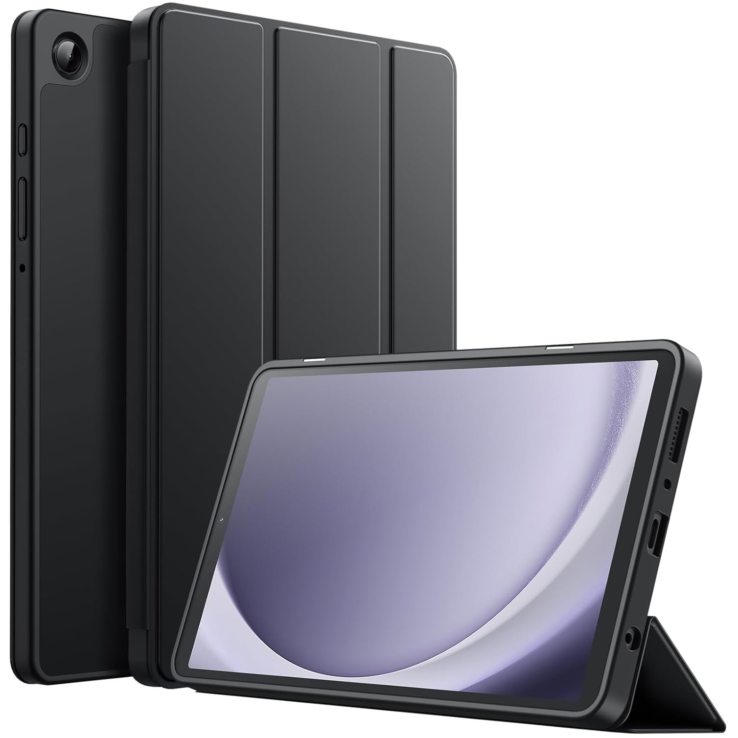 Zamykane Etui Smart Case | Czarne do Samsung Galaxy Tab A9 8.7 X110/X115