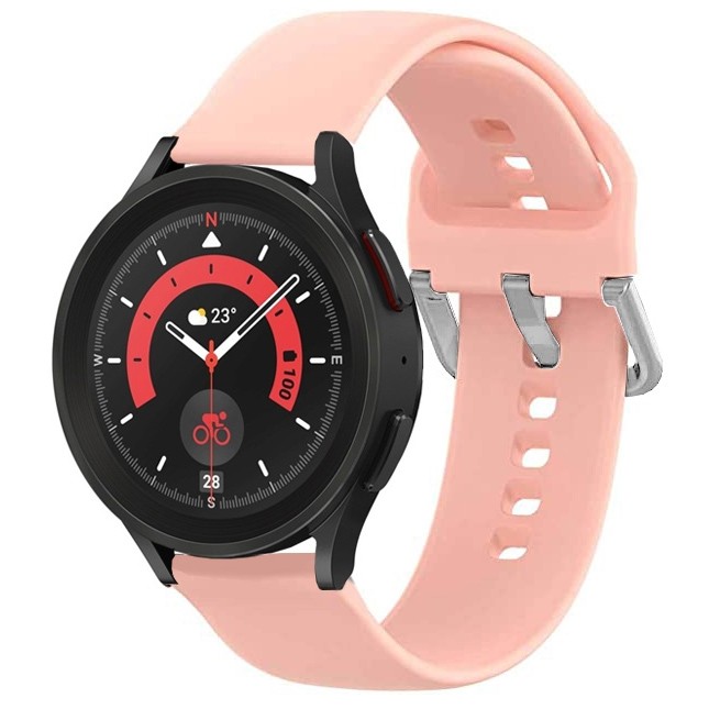 Sportowy Pasek Silikonowy ICON | Pink do Samsung Galaxy Watch 5 Pro 45mm