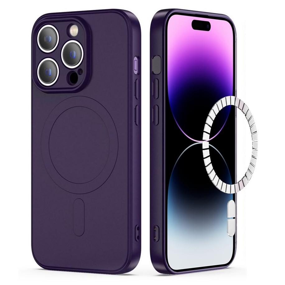 Etui Silicone MagSafe Case | Purple do Apple iPhone 14 Pro