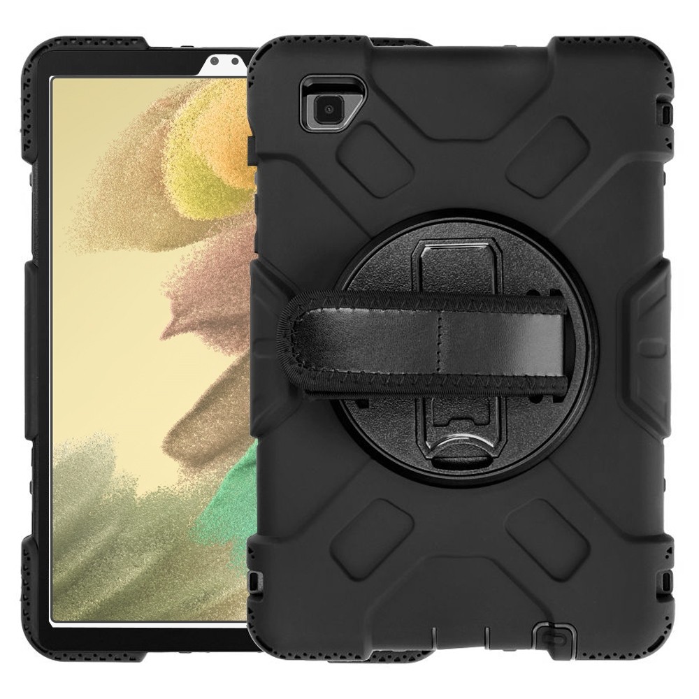 Pancerne Etui ARMOR z Uchwytem i Podstawką | Black do Samsung Galaxy Tab A7 Lite 8.7 T220/T225