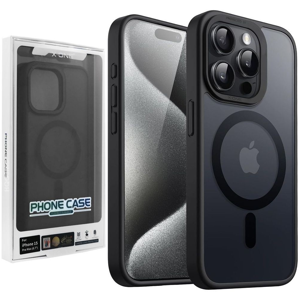 Etui X-One Dropguard MagSafe Case | Black do Apple iPhone 15 Pro Max