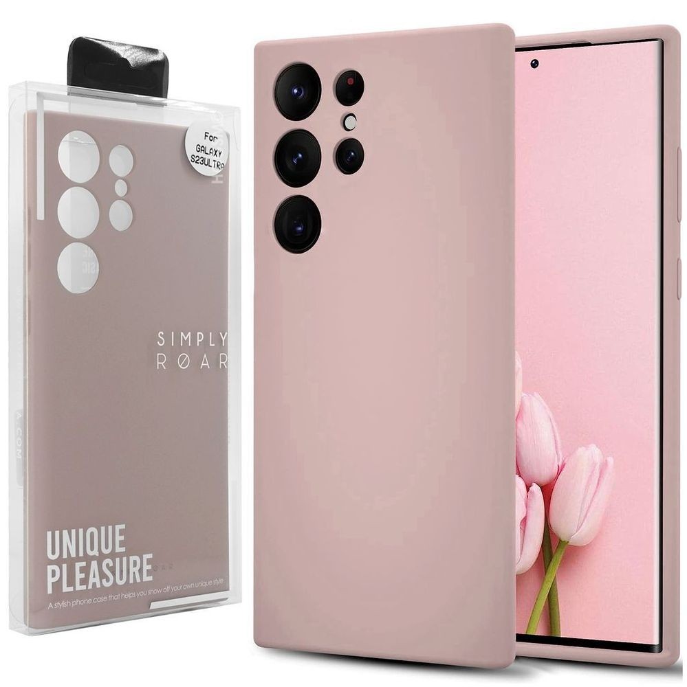 Etui Roar Silicone Case | Pink do Samsung Galaxy S23 Ultra 5G