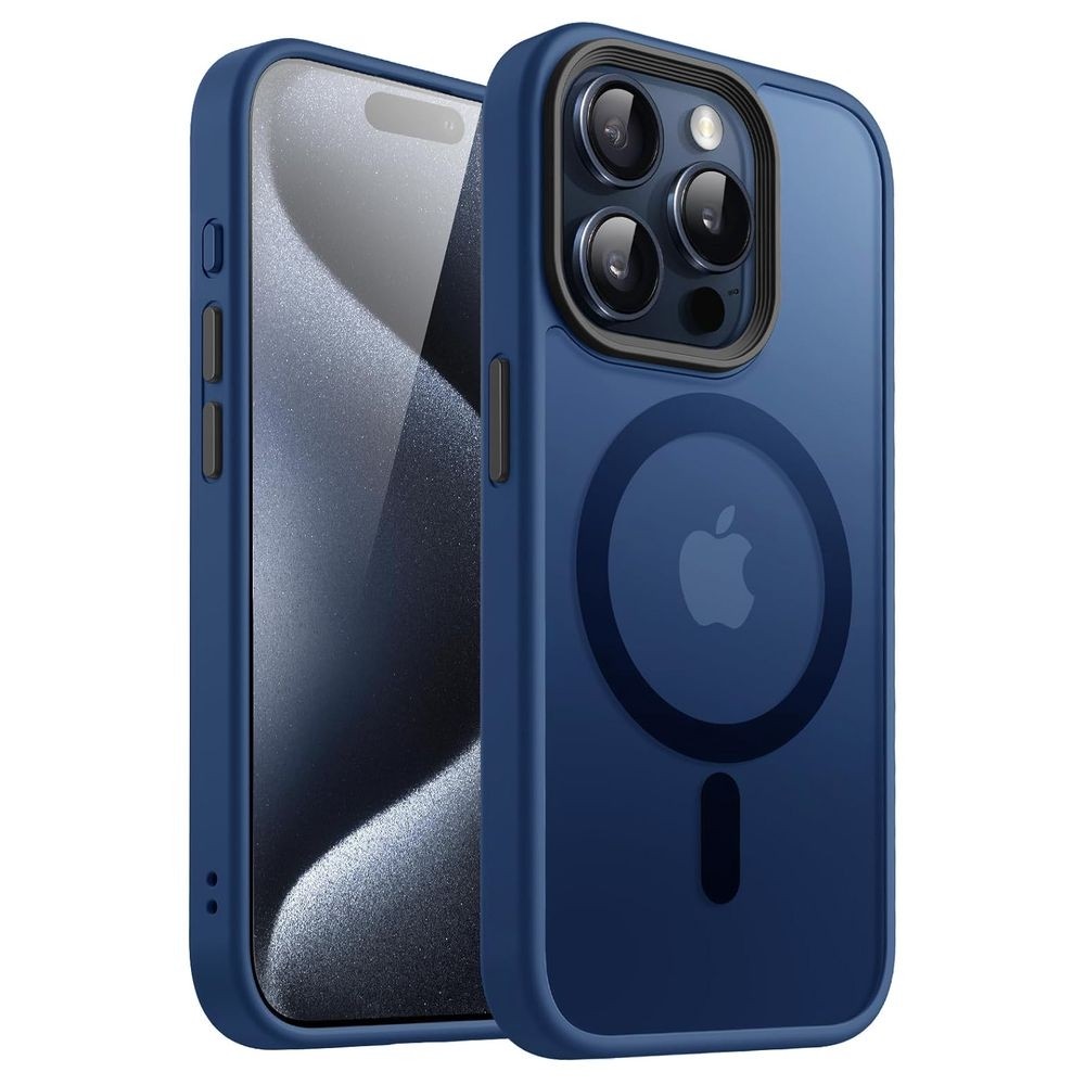Etui Magnetic MagSafe | Matte Blue do Apple iPhone 15 Pro |