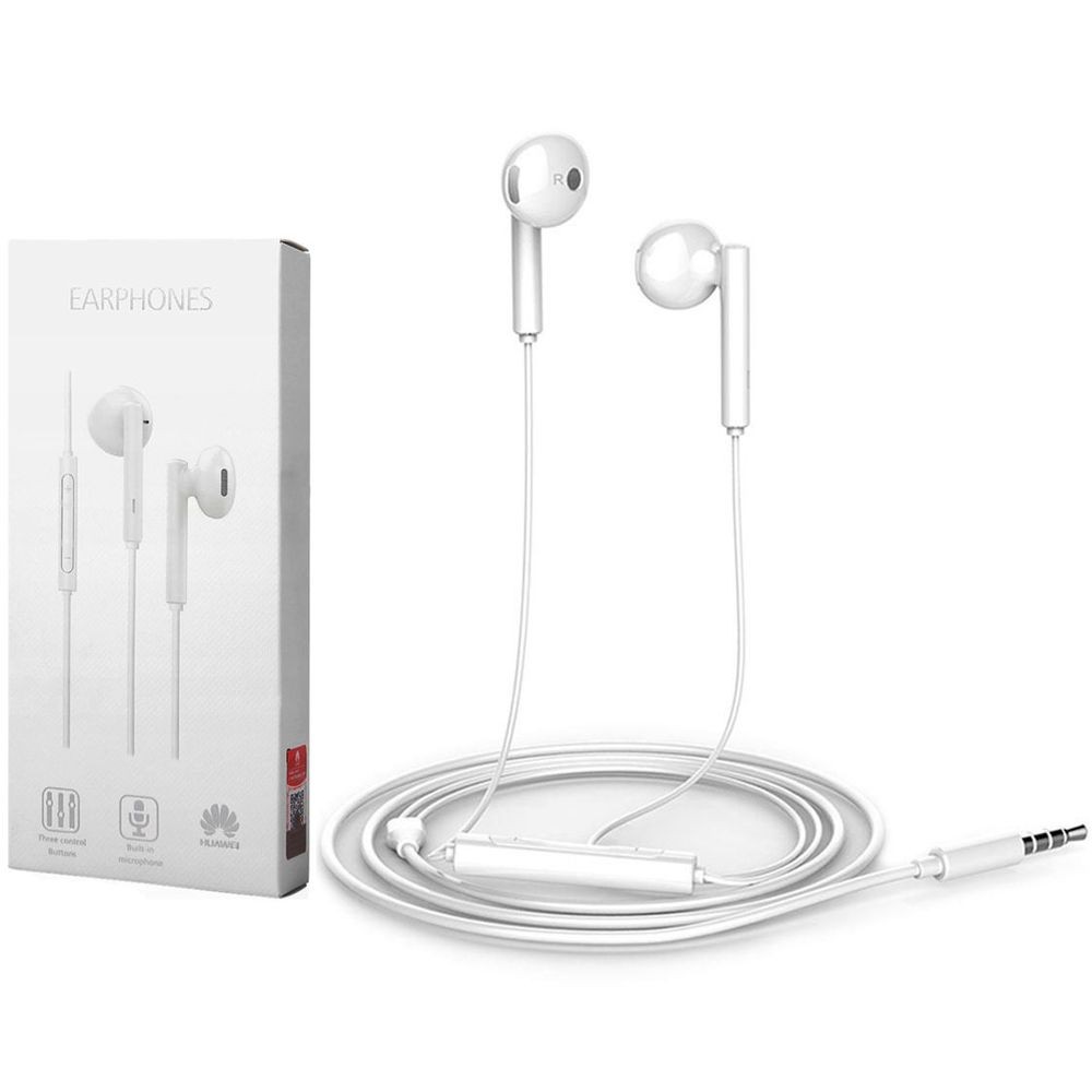 Huawei AM115 | Oryginalne Słuchawki Jack 3.5mm | Białe