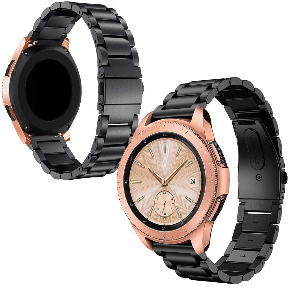 Samsung Galaxy Watch 42mm | Stalowy Pasek Bransoleta | Black