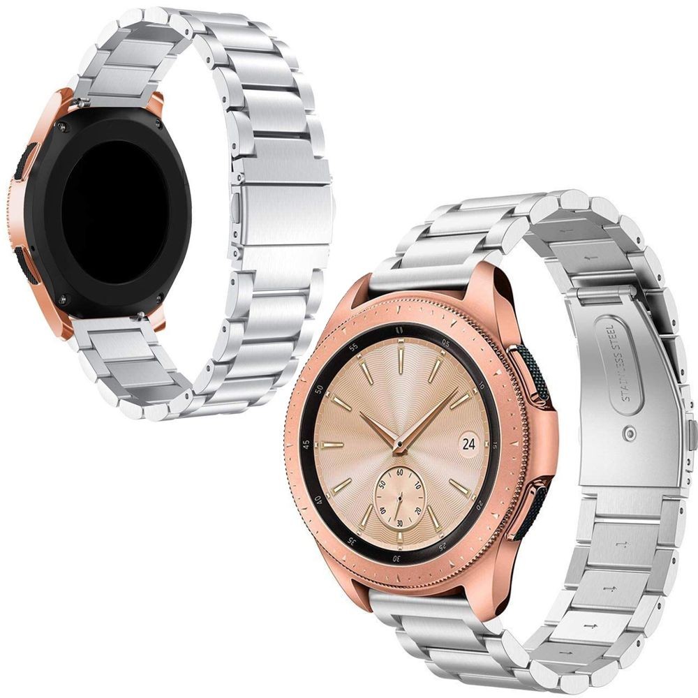 Samsung Galaxy Watch 42mm | Stalowy Pasek Bransoleta | Silver