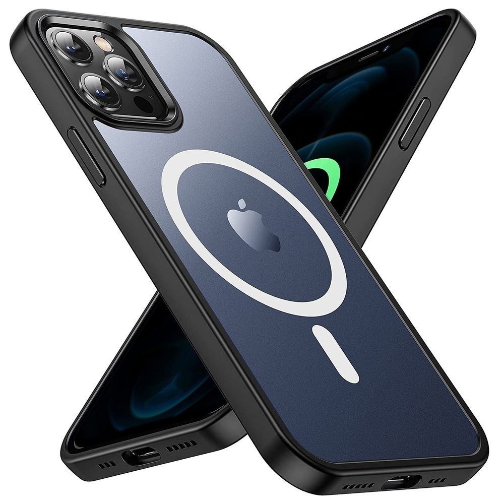 Etui Magnetic MagSafe | Black do Apple iPhone 12 / 12 Pro