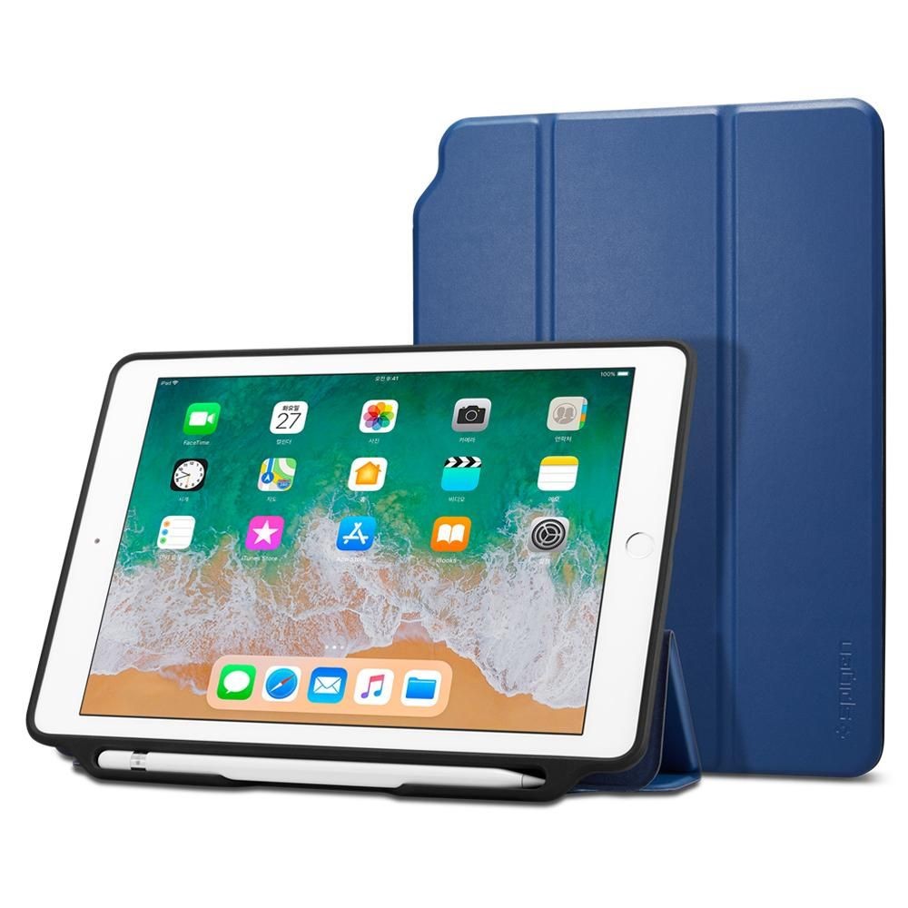 Apple iPad 9.7 2018 | Etui SPIGEN Smart Fold 2 Case | Blue