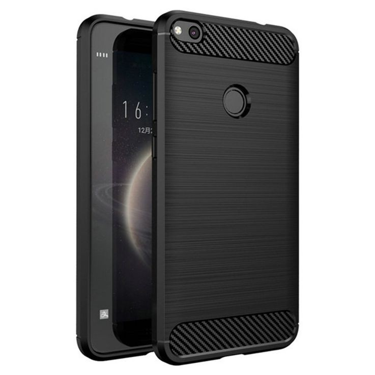 Etui Premium Carbon Case Huawei P9 Lite 2017 Coal Black