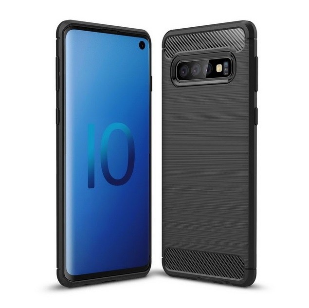 Samsung Galaxy S10 | Etui CARBON Soft Case | Coal Black