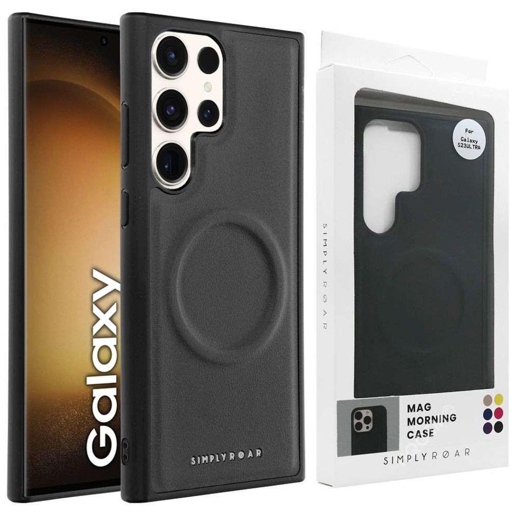 Etui ROAR Morning Case MagSafe | Black do Samsung Galaxy S23 Ultra