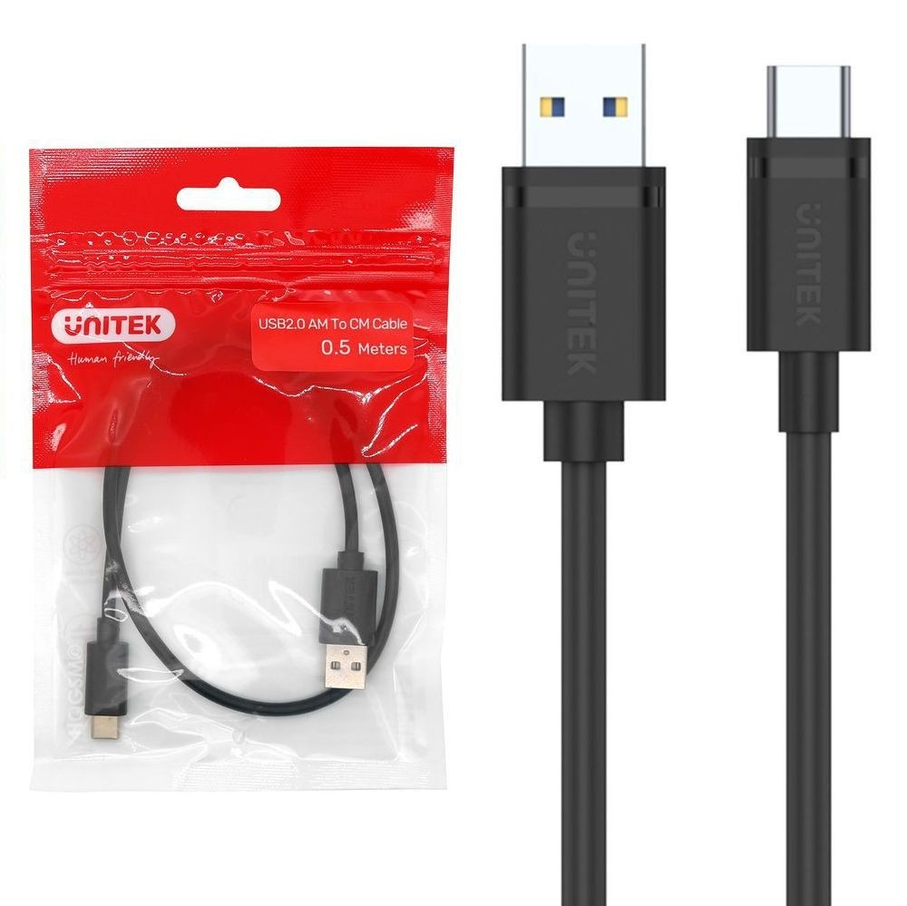 UNITEK | Kabel Fast Charge USB USB-C | 50cm