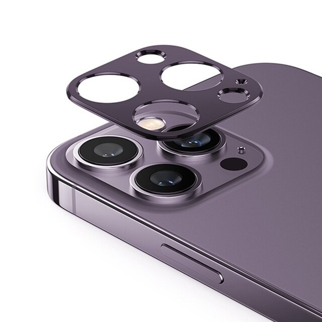 Aluminium Camera | Nakładka Osłona na Aparat | Deep Purple do Apple iPhone 14 Pro / Pro Max