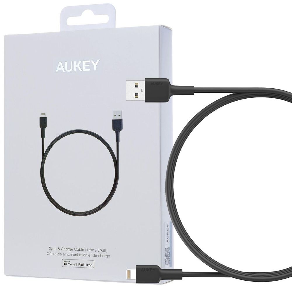 AUKEY | Ultraszybki Kabel USB-C Apple Lightning | 120cm