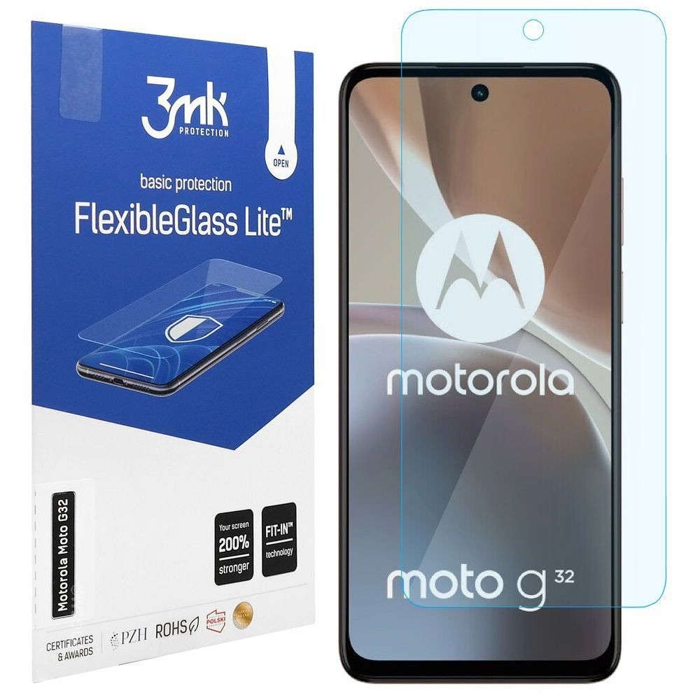 3mk Flexible Glass Lite | Nietłukące Szkło Hybrydowe do Motorola Moto G32