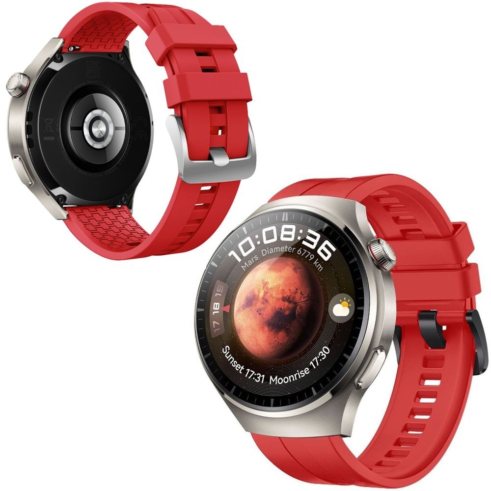 Pasek Silikonowy Strap One | Czerwony do Huawei Watch 4 / 4 Pro