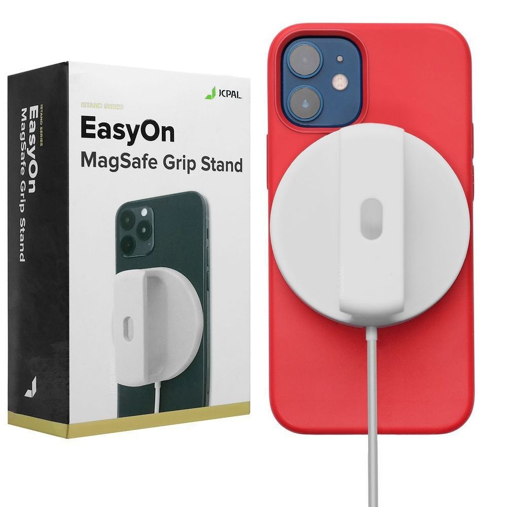 JCPAL MagSafe Grip Stand | Uchwyt na Ładowarkę Telefon | Biały